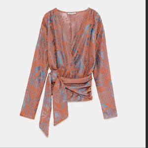 NWT Zara glittery top